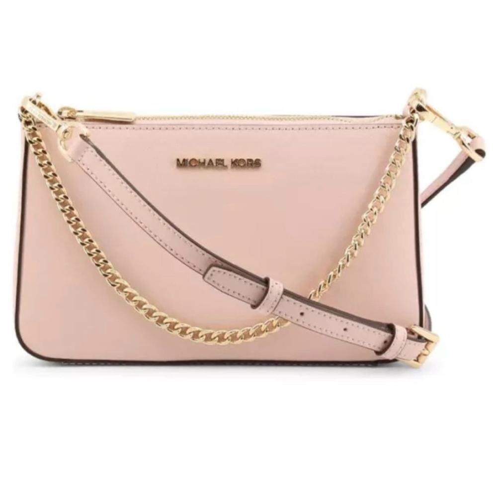 Michael Kors Jet Set Travel Medium Pouchette Crossbody Bag